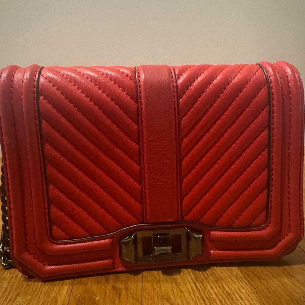 Rebecca Minkoff Red Quilted Crossbody Bag